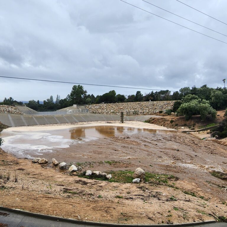 Rubio Canyon flood control dam above Altadena Flood control dam Rubio Canyon