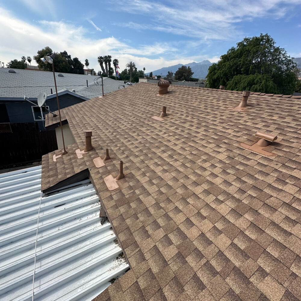 Replacing a roof.