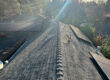 Finished roof with sun rays shining through the clouds.