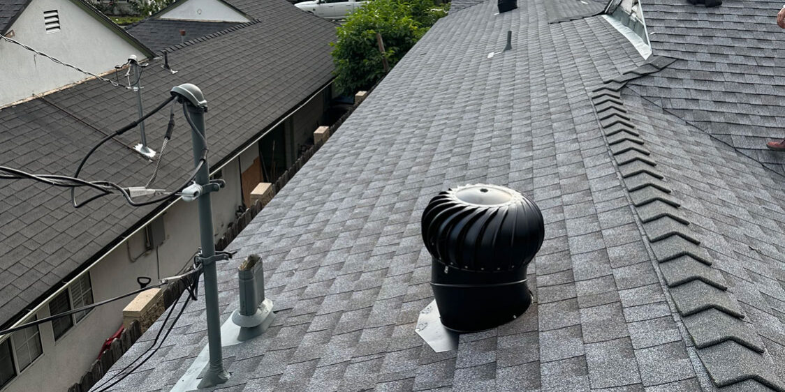Finished residential roof install.