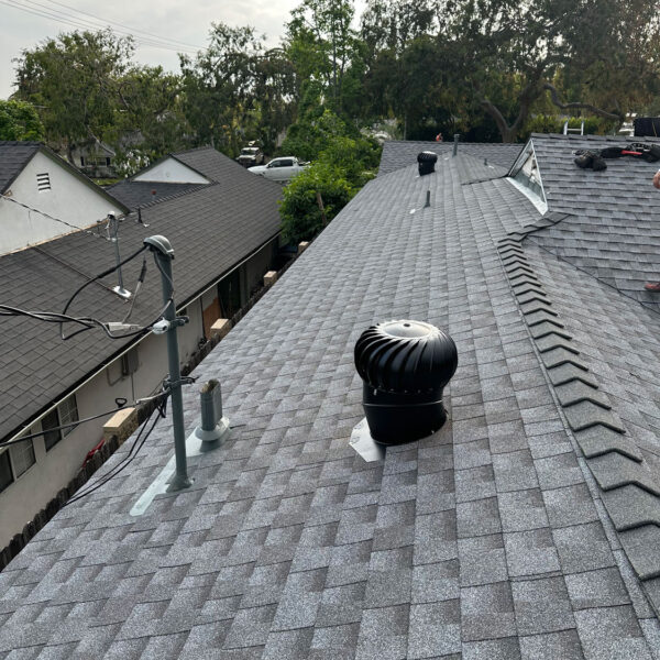 Finished residential roof install.