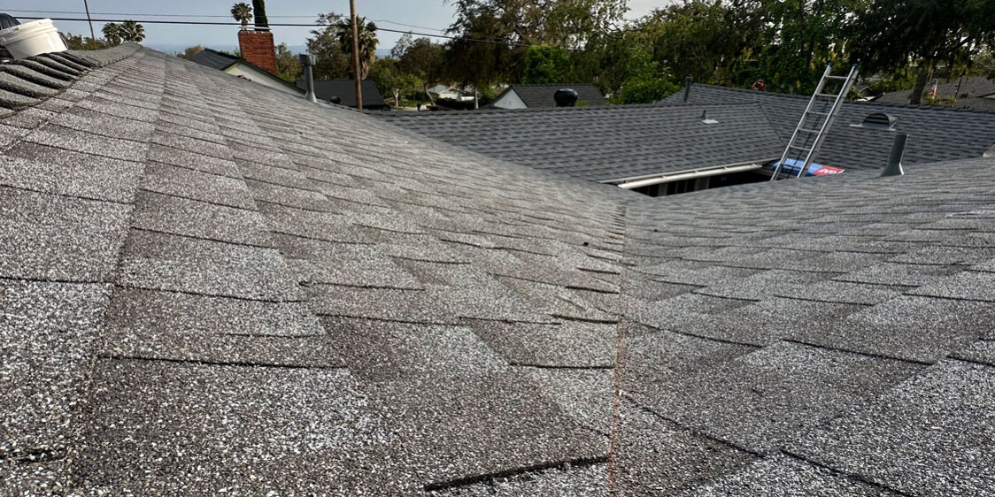 Top-of-roof Finished residential roof install.