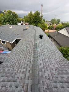 Finished residential roof.
