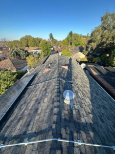 Finished residential roof.