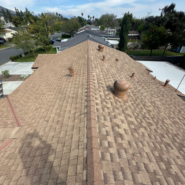 Finished residential roof install.