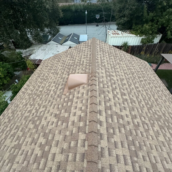 Finished residential roof install.