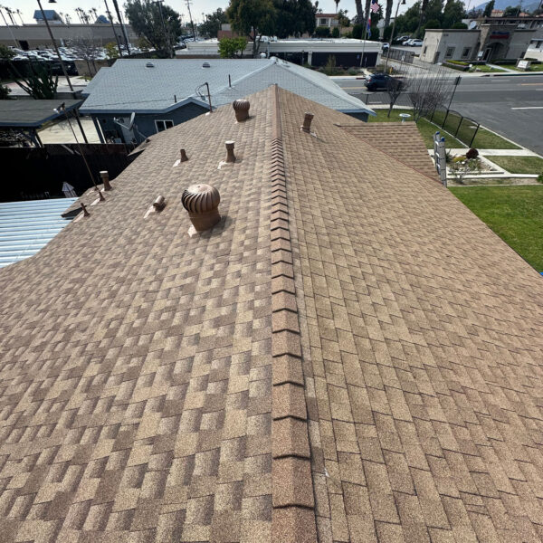 Finished residential roof install.