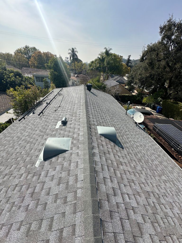 Finished residential roof install.