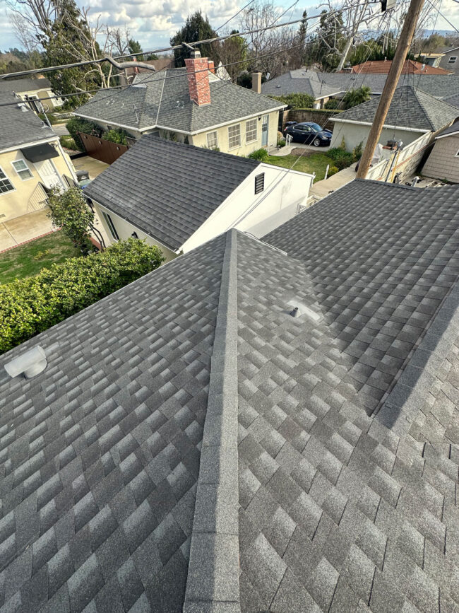 Finished residential roof install.