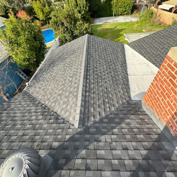 Finished residential roof install.