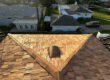 Finished residential wood roof install.