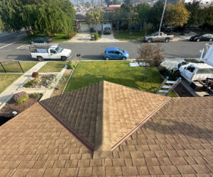 Finished residential roof install.