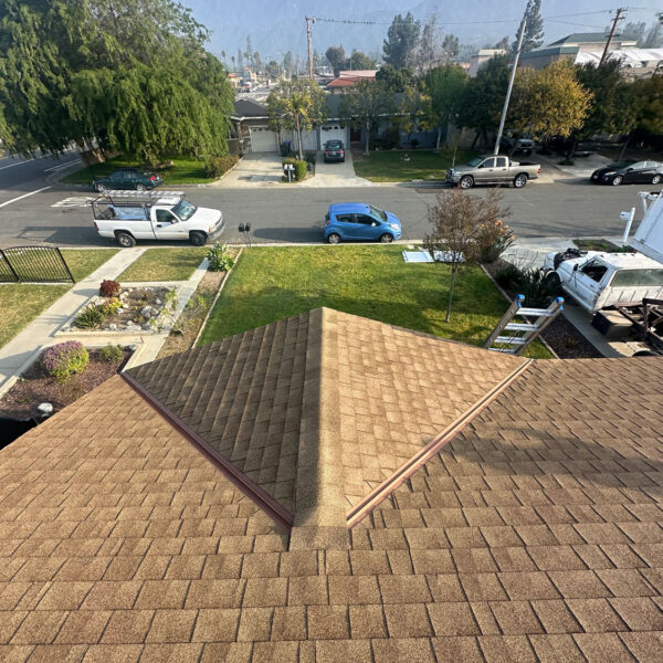Finished residential roof install.