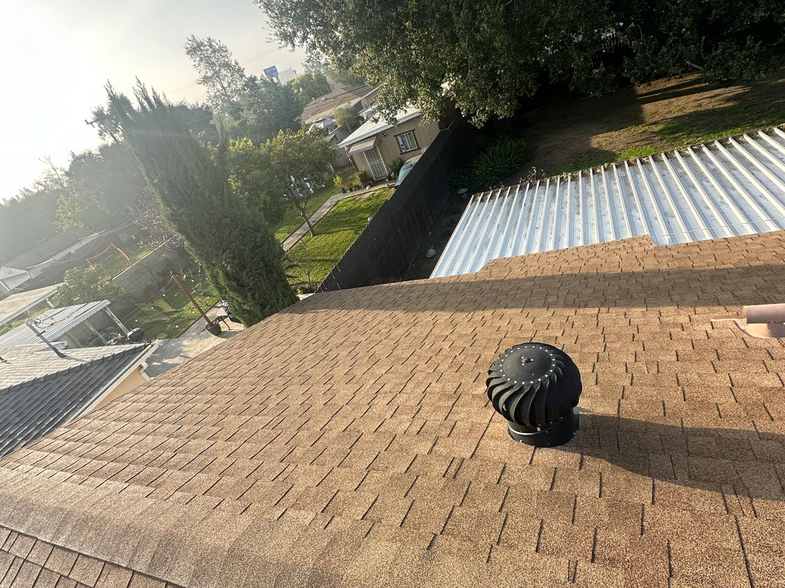 Finished residential roof install.