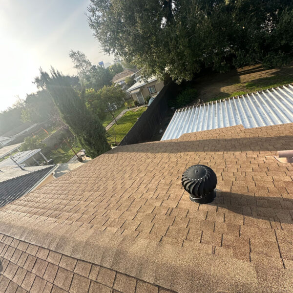 Finished residential roof install.