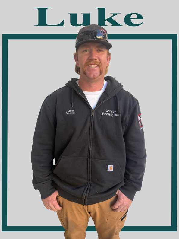 Luke-Main-Photo Roofer and Foreman Luke profile picture.