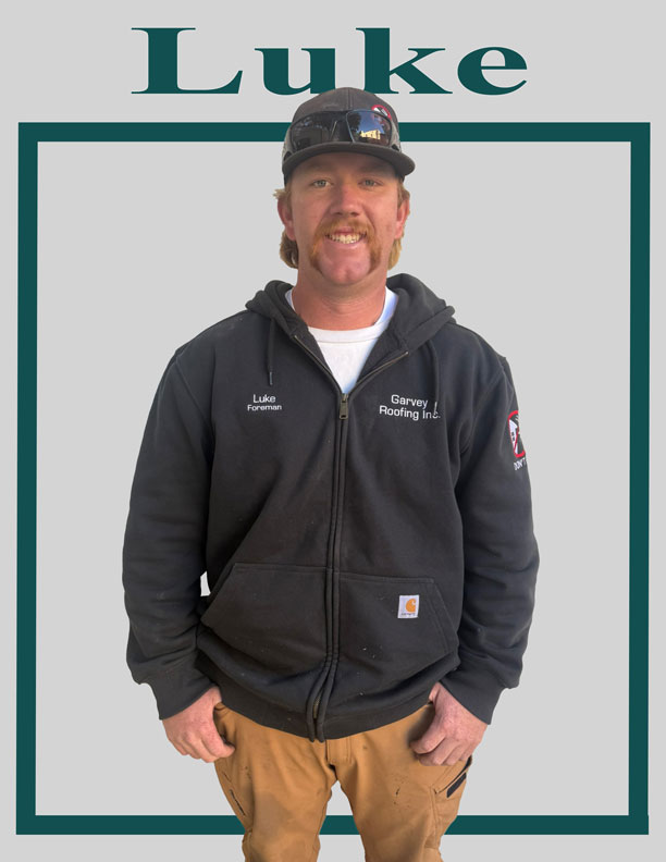 Luke-Main-Photo Roofer and Foreman Luke profile picture.